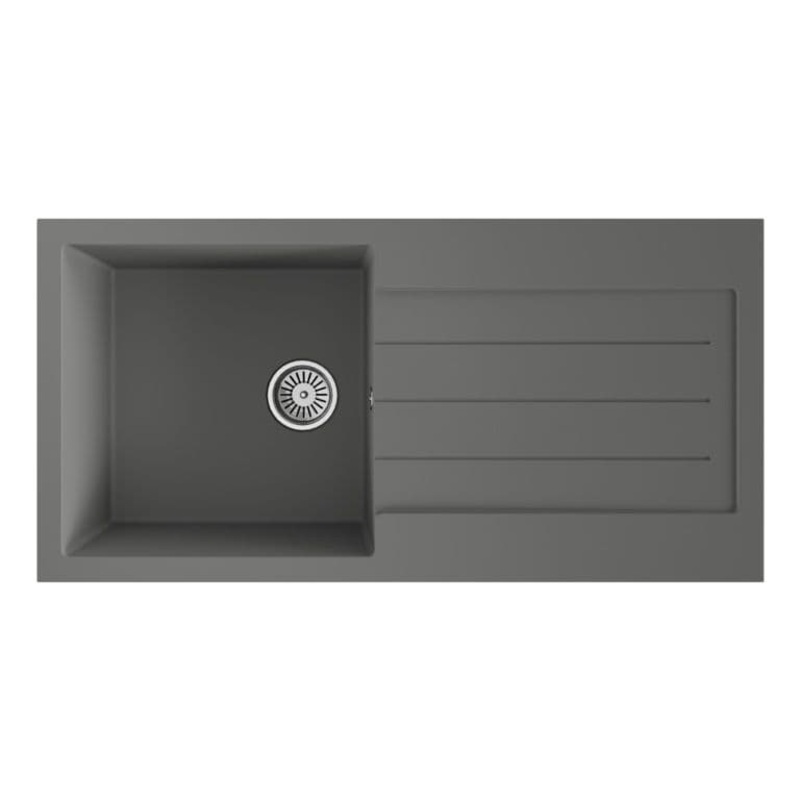 Ellsi Comite 1 Bowl Sink & Waste – Grey 100 x 50cm