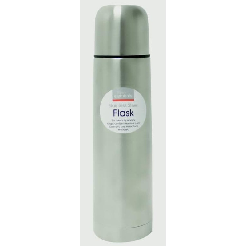 Fine Elements Stainless Steel Flask – 1L