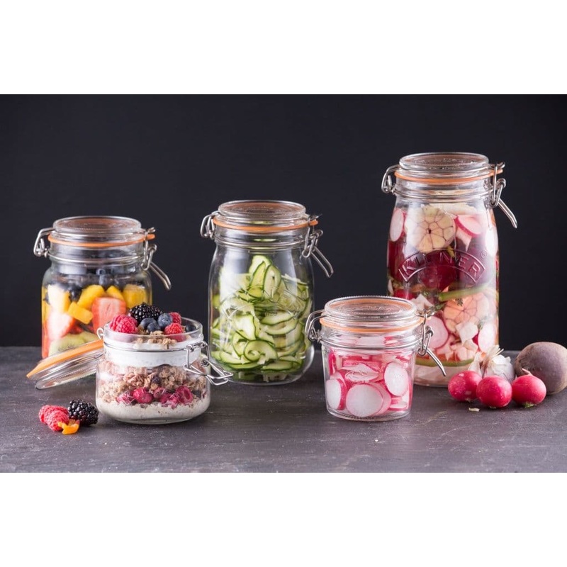 Kilner Clip Top Jar – Round – 2L