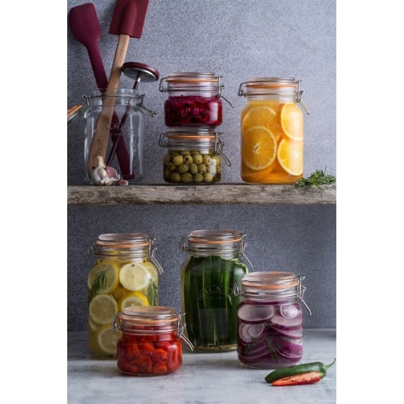 Kilner Clip Top Jar – Square – 2L
