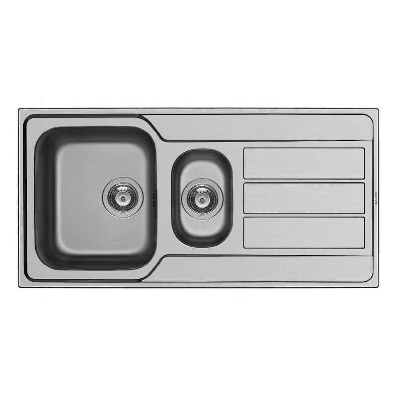 Pyramis Athena Stainless Steel 1.5 Bowl Sink & Tap – 1000 x 500mm