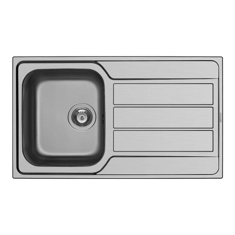Pyramis Athena Stainless Steel Single Bowl Sink & Tap – 860 x 500mm