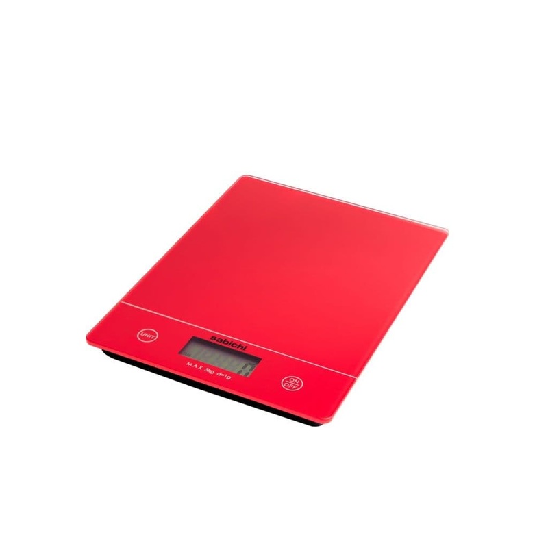 Sabichi 5kg Digital Kitchen Scales – Red