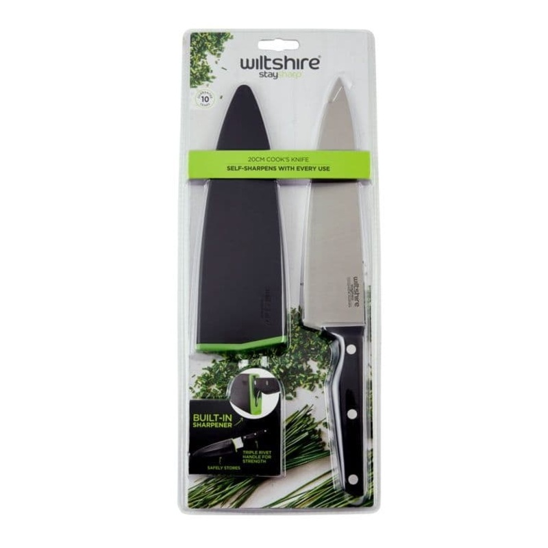 Wiltshire Staysharp Triple Rivet Cooks Knife 20cm