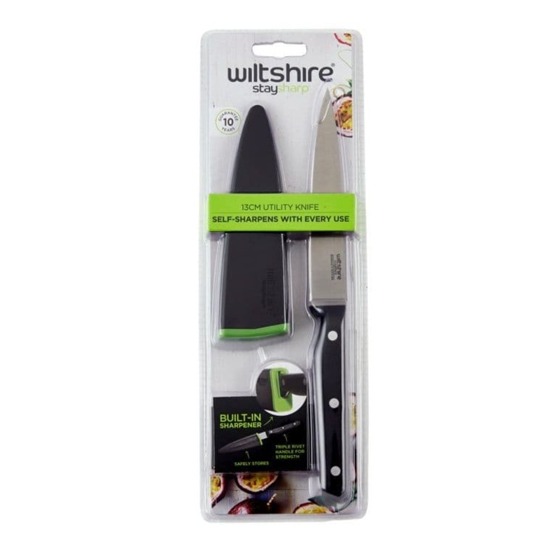 Wiltshire Staysharp Triple Rivet Utility Knife – 13cm