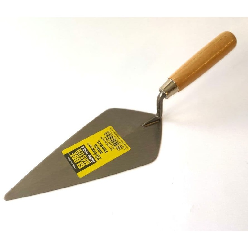 Globemaster Brick Trowel with Wood Handle – 254mm (10)