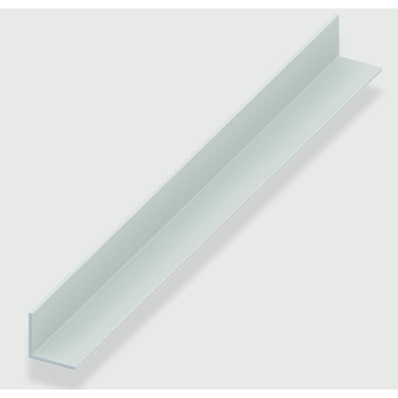 Rothley Angle Equal Sided – White Plastic – 25mm x 25mm x 2mm x 2m