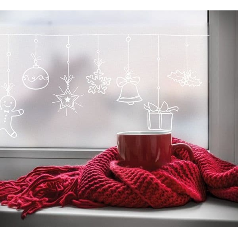 d-c-fix Window Border 20cm x 1.5m – Winter Garland