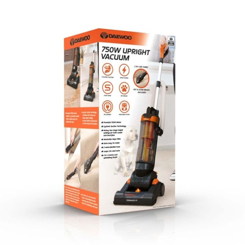 Daewoo Upright Vacuum Cleaner – 750w