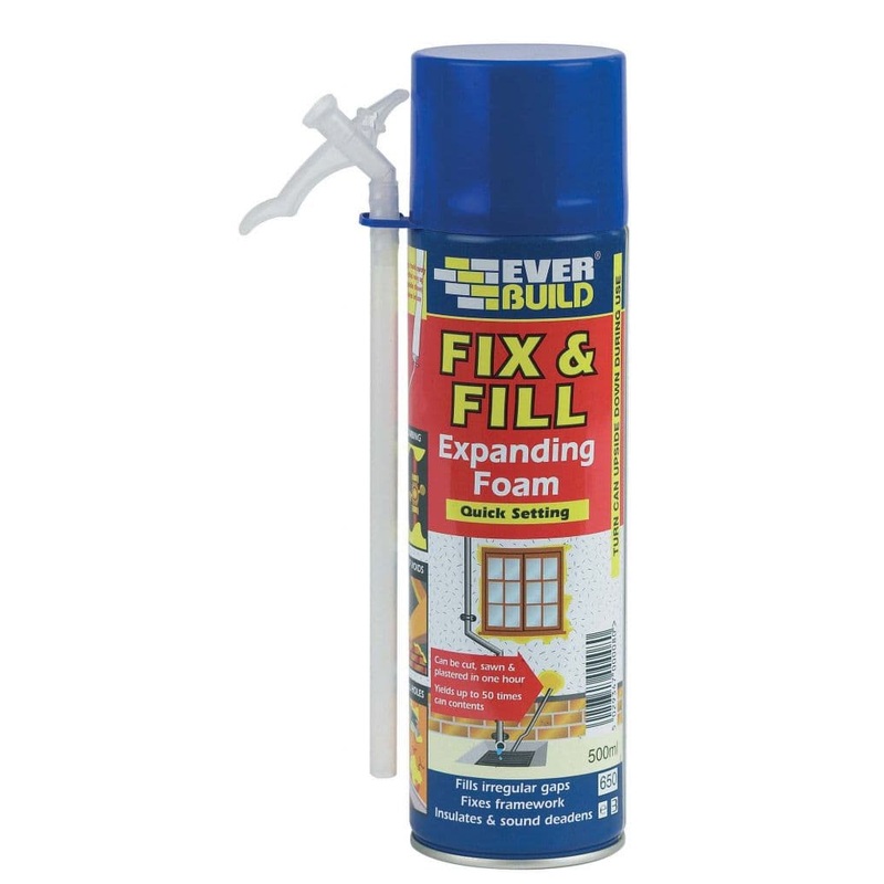 Everbuild Fix & Fill Expanding Foam – 500ML