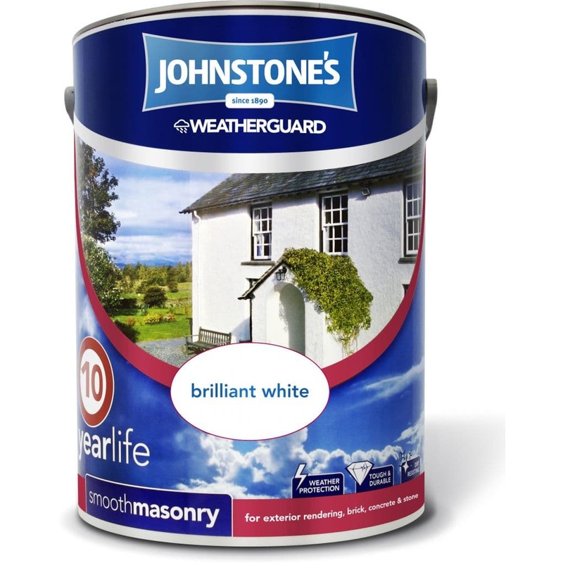 Johnstone’s Weatherguard Smooth Masonry 5L – Cream