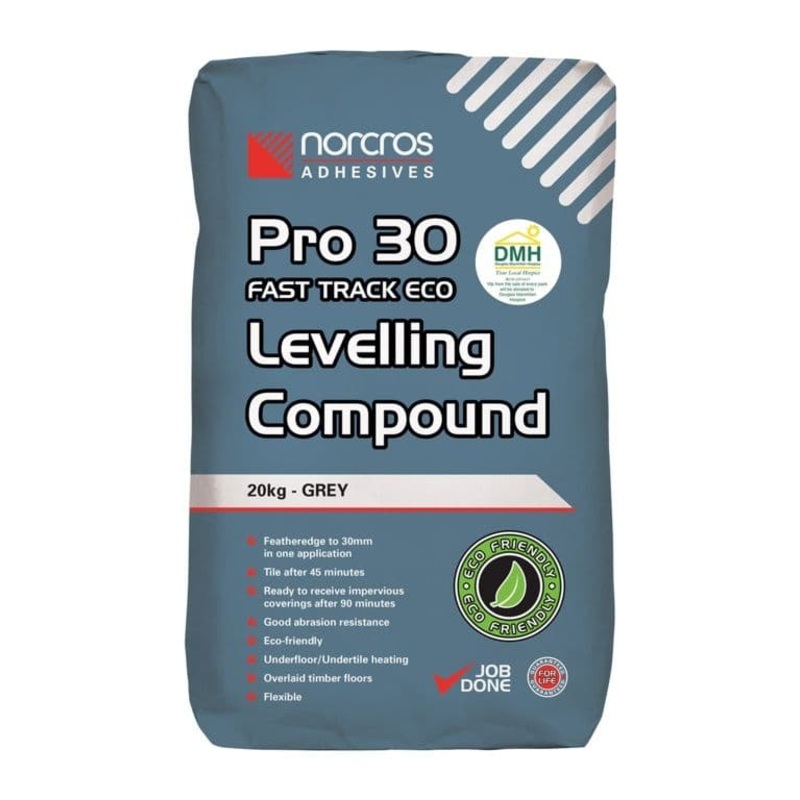 Norcros Pro 30 Fast Track Eco Levelling Compound – 20kg