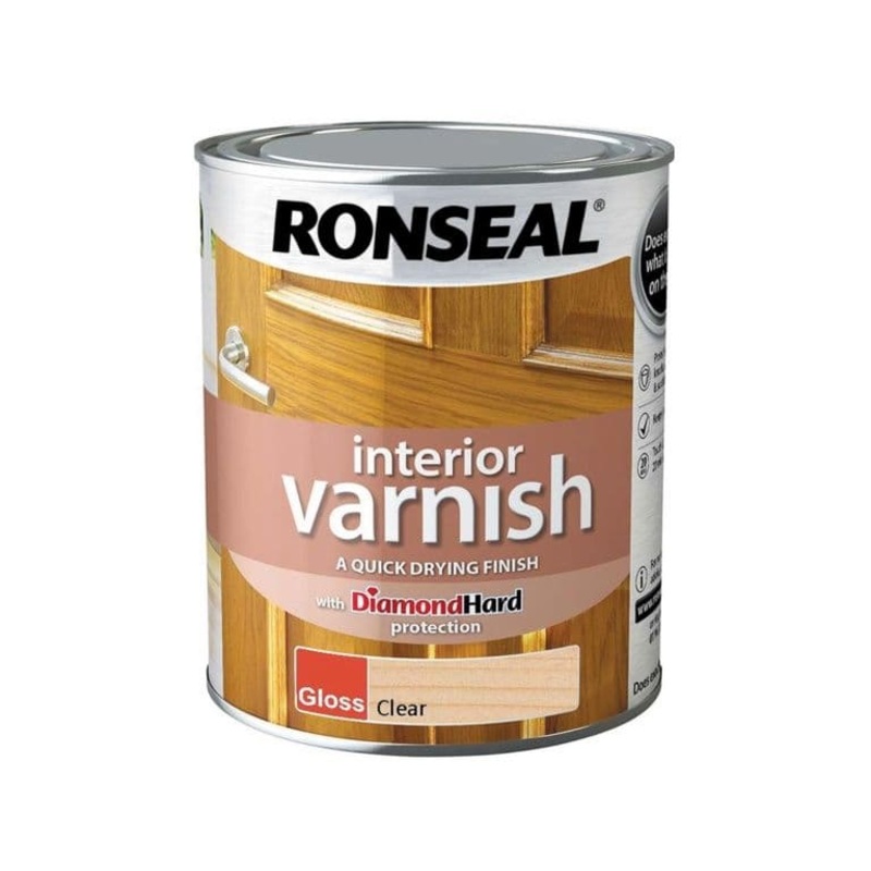 Ronseal Interior Varnish Gloss 750ml – Clear