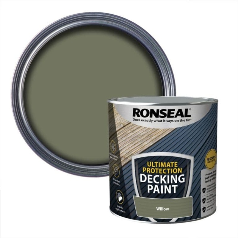 Ronseal Ultimate Protection Decking Paint 2.5L – Willow
