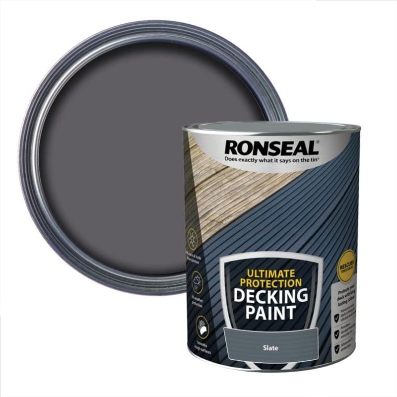 Ronseal Ultimate Protection Decking Paint 5L – Slate