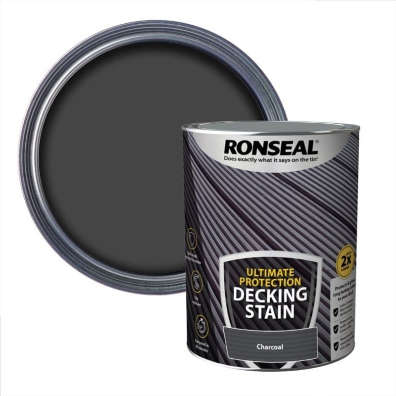 Ronseal Ultimate Protection Decking Stain 5L – Charcoal