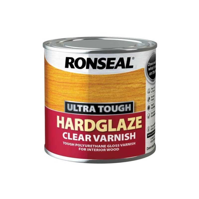 Ronseal Ultra Tough Varnish Hard Glaze – 250ml