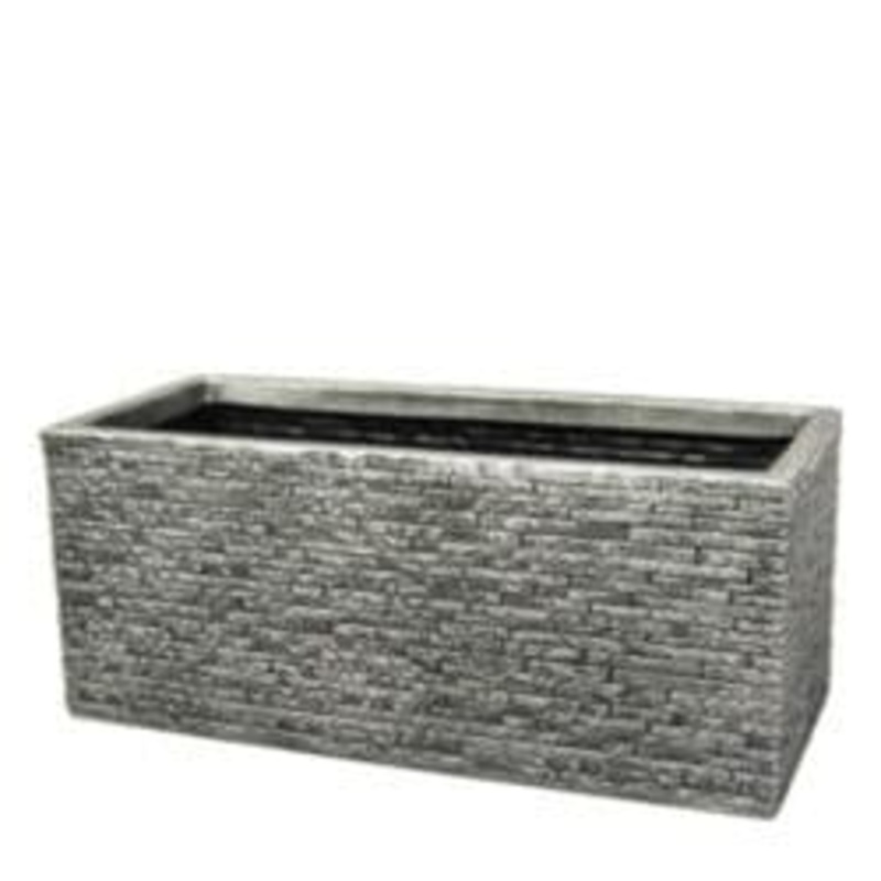 Strata Slate Effect Trough – 60cm Pewter