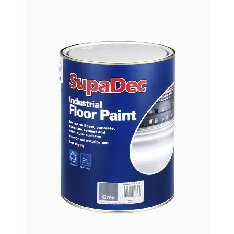 SupaDec Industrial Floor Paint 5L – Slate Grey