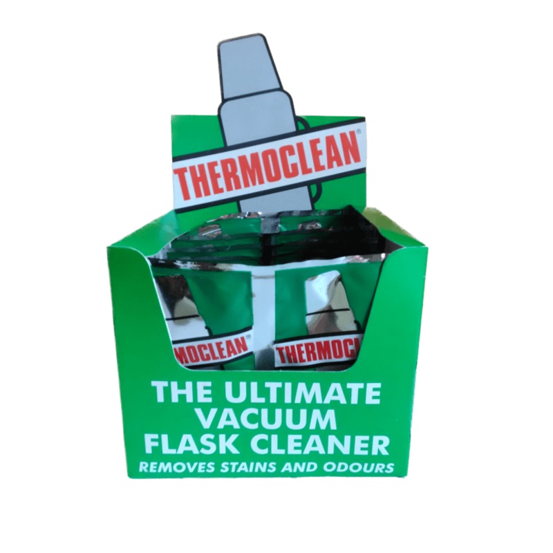 Thermoclean Vacuum Flask Cleaner Twin Sachet – Counter Display Unit of 30