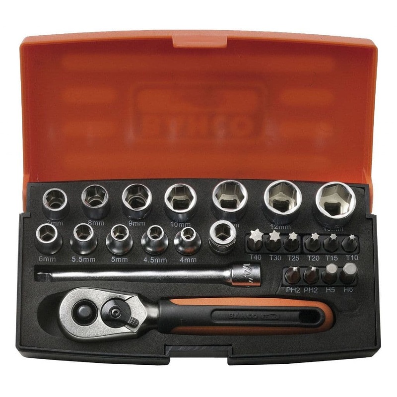 Bahco 1/4 Socket Set