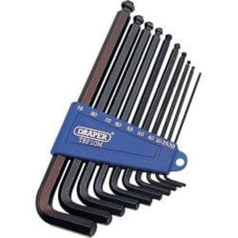 Draper Ball End Hexagon Key Set – 10 Piece