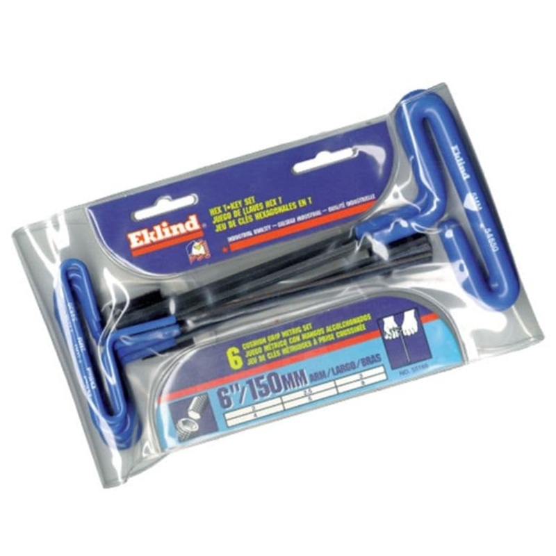 Eklind Metric Hex-T Key Set – 6 Cushion Grip