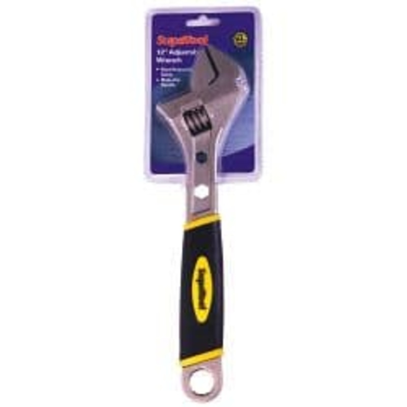SupaTool Adjustable Wrench with Power Grip – 12/300mm