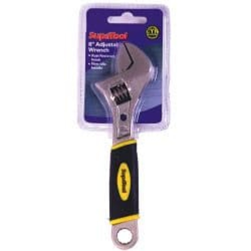 SupaTool Adjustable Wrench with Power Grip – 6/150mm