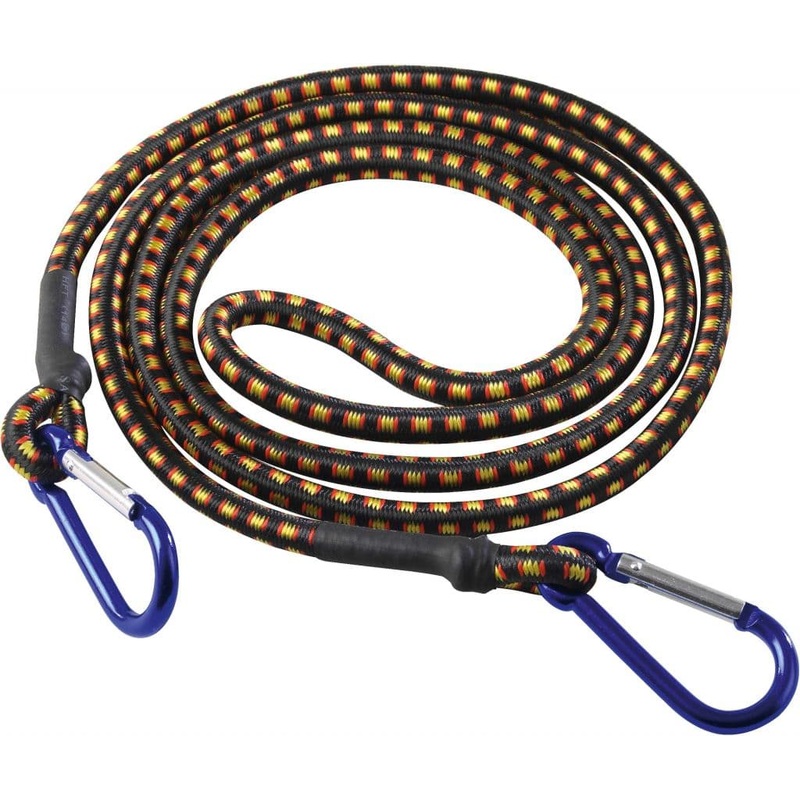 SupaTool Bungee Cord with Carabiner Hooks – 1200mm x 8mm