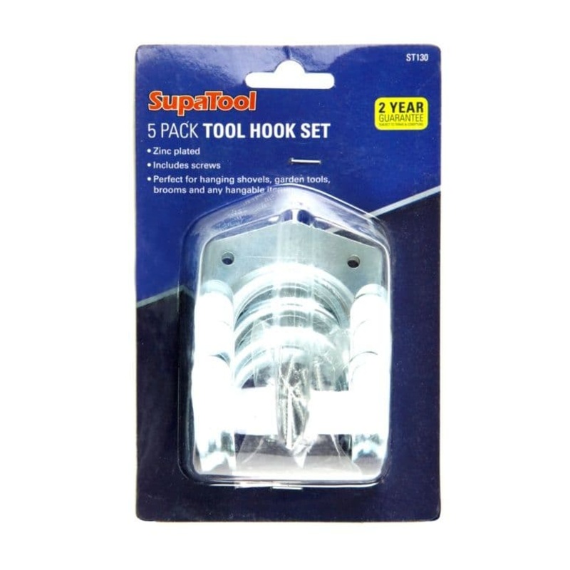 SupaTool Tool Hook Set – 5 Piece