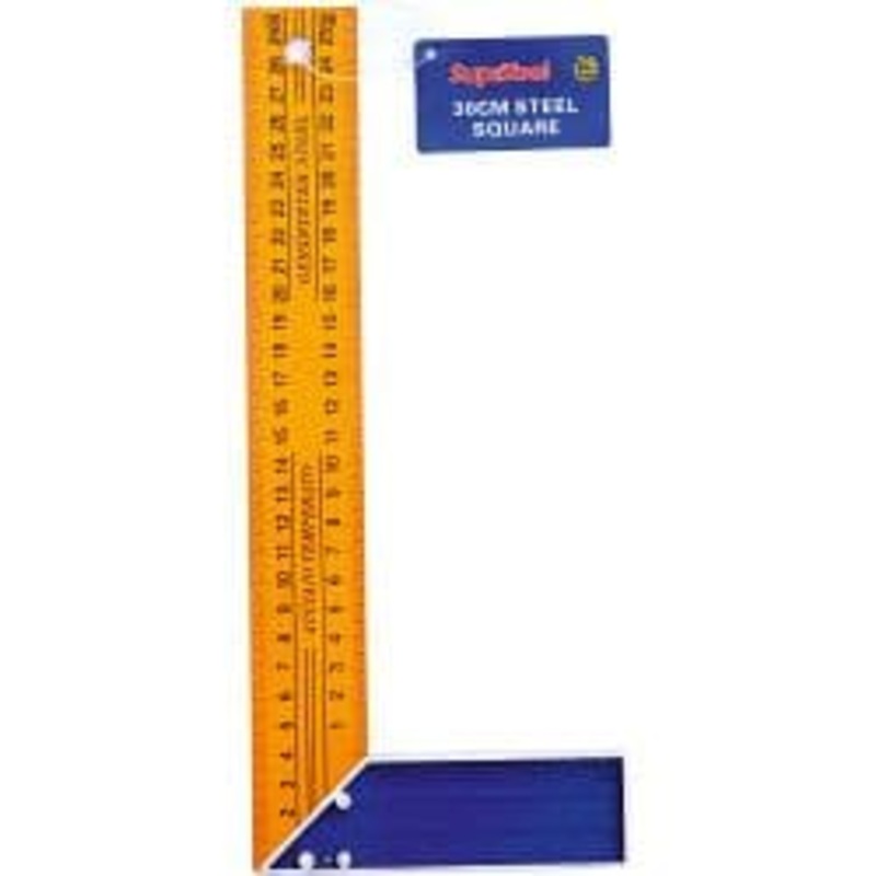 SupaTool Yellow Steel Square – 300mm