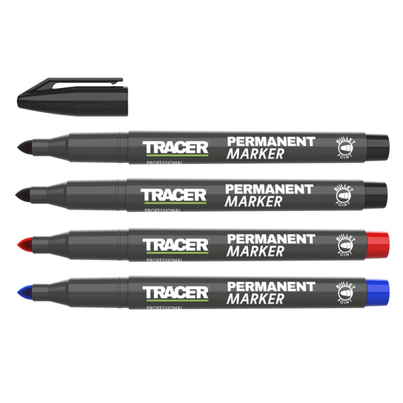 Tracer Permanent Markers – Assorted Pack 4