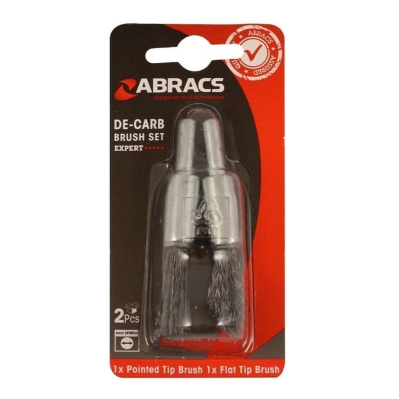 Abracs De-Carb Wire Brush Set – 2 Piece