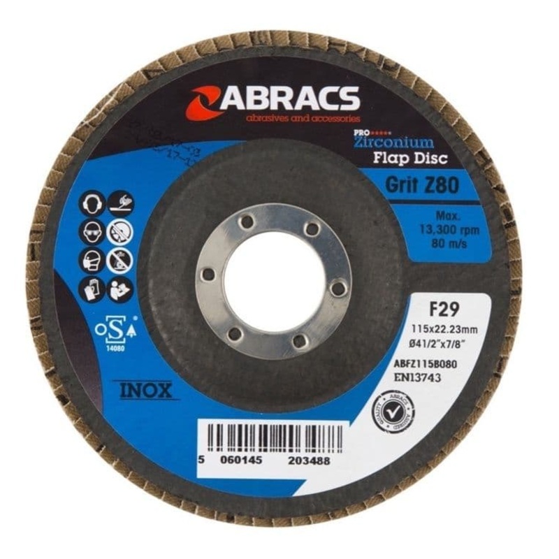 Abracs Flap Disc 115mm – 80g