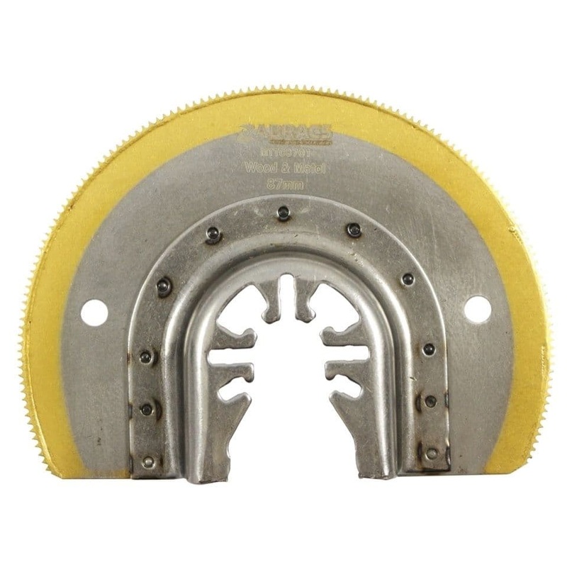 Abracs T/C Radial Multi Tool Blade – Wood + Metal – 87mm