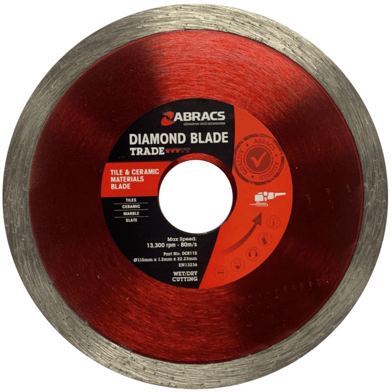 Abracs Tile & Ceramic Diamond Blade – 115mm x 7mm x 22.23mm