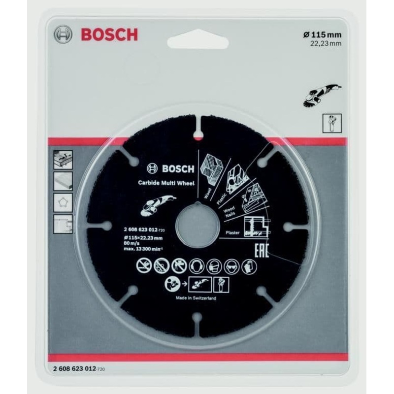 Bosch Carbide Multi Wheel – 115mm