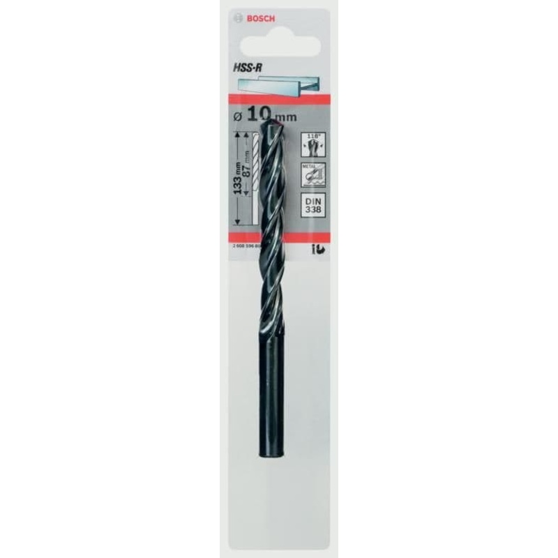 Bosch HSS Twist Point TEQ Drill Bit – 10mm
