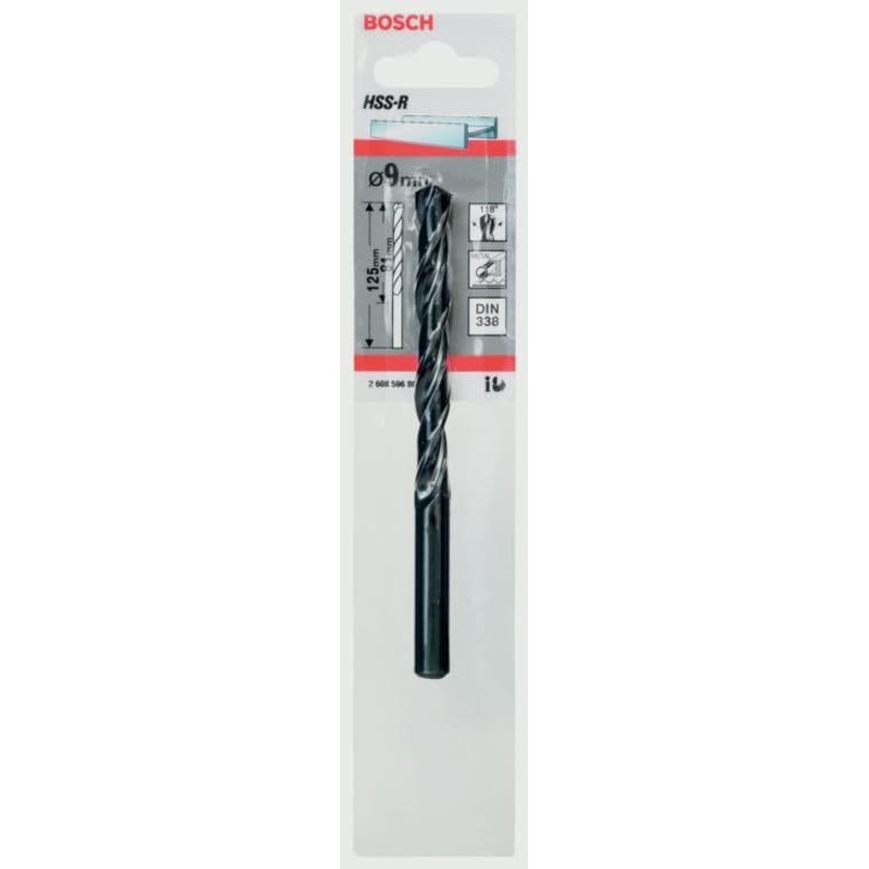 Bosch HSS Twist Point TEQ Drill Bit – 9mm