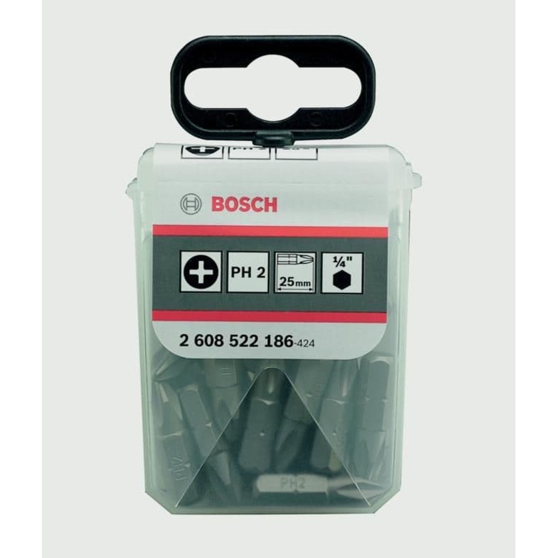 Bosch PH2 Screwdriver Bit Set – 25 Pack