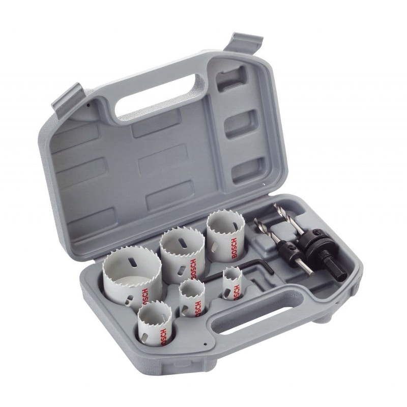 Bosch Plumber’s HSS Bi Metal Holesaw Kit – 9 Piece