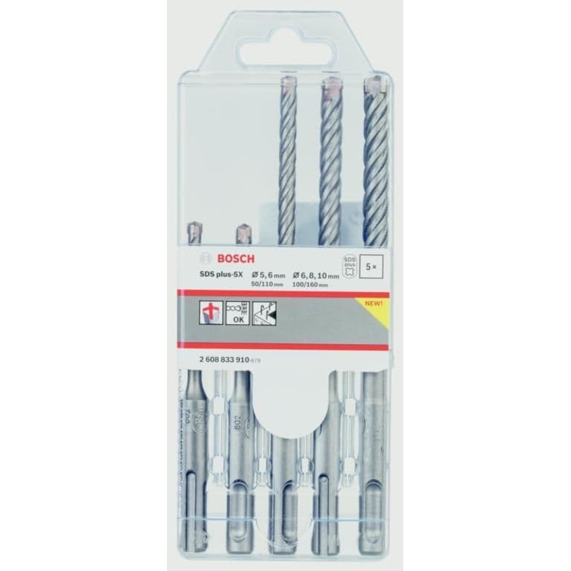 Bosch SDS Plus Set – 5 Piece