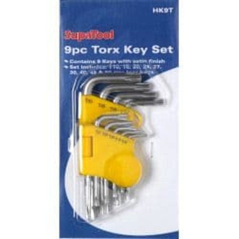 SupaTool Torx Key Set – 9 Piece