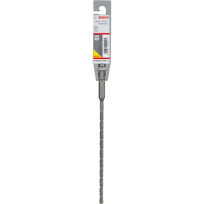 Bosch SDS Plus-3 Hammer Drill Bit – 6 x 150 x 210mm