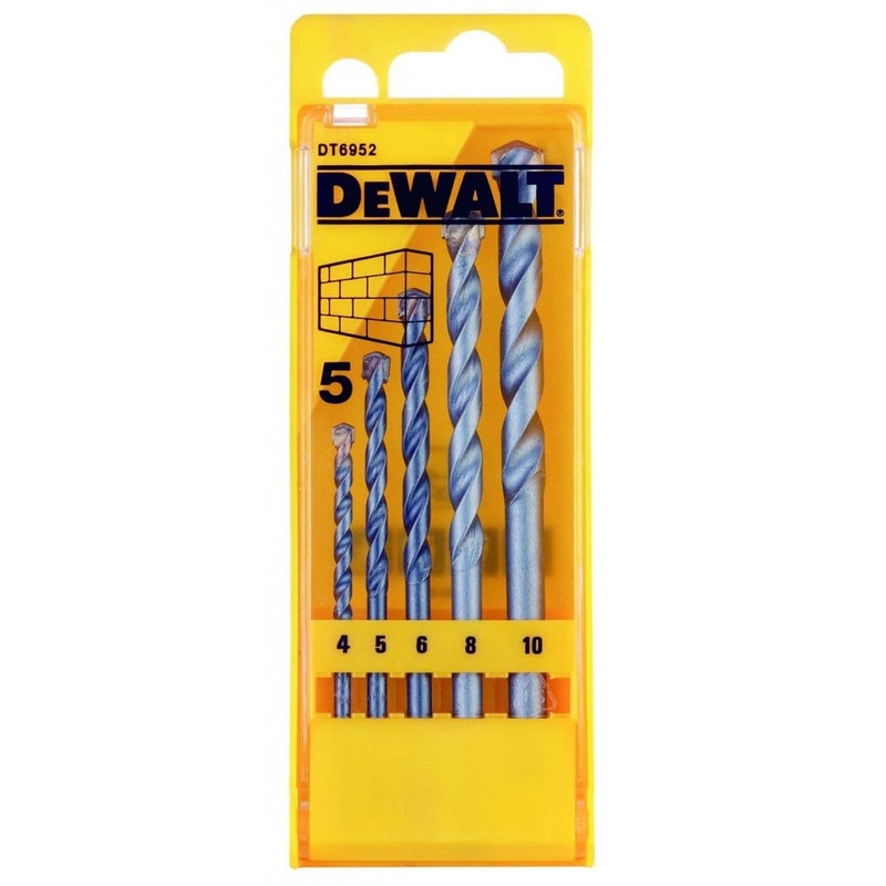 DeWalt Masonry Bit Set – 5 Piece