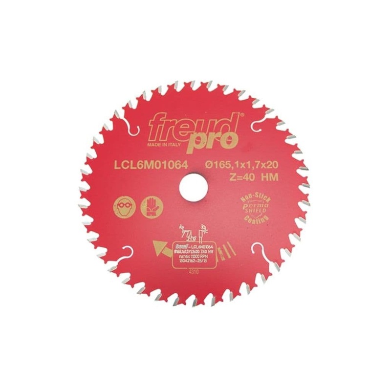Freud TCT Circular Saw Blade 40T – 165×20