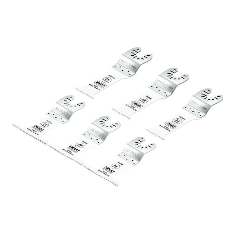 Smart Multi Tool Rapid Wood Blade 32 & 63mm Kit – 6 Piece