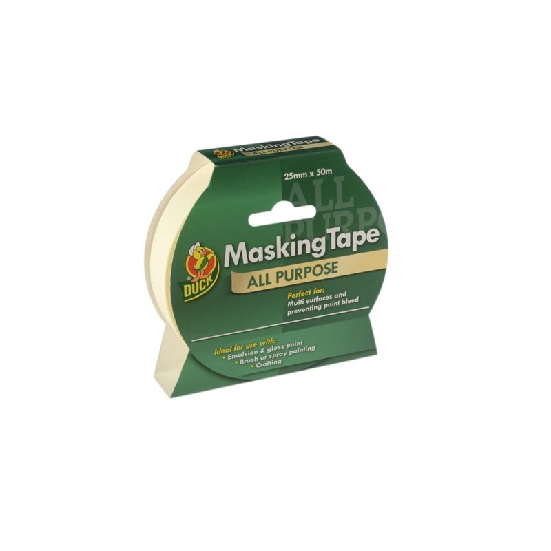 Duck Tape All Purpose Masking Tape – Beige 25mm x 50m