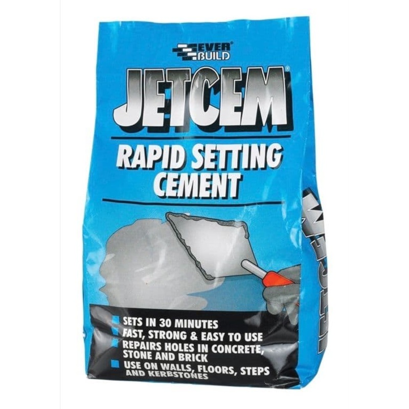 Everbuild Jetcem Rapid Setting Cement – 3kg